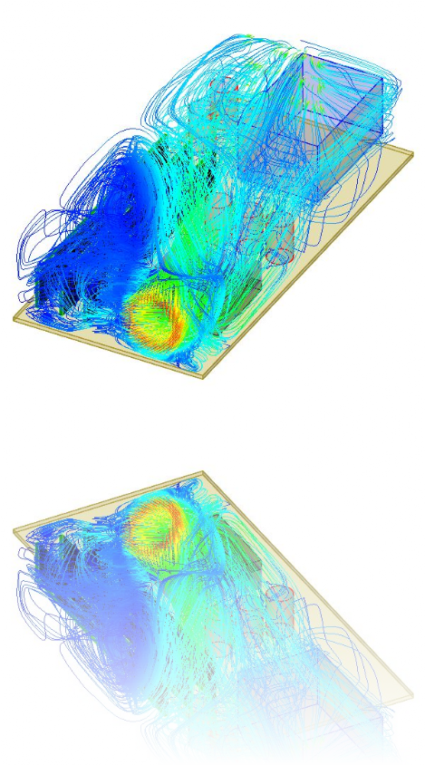 Analisi CFD Flusso d'Aria - Apparato Elettronico