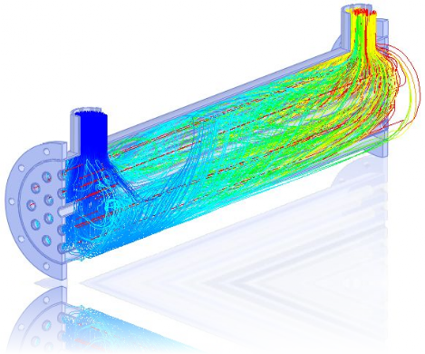 Analisi CFD Flusso Interno Scambiatore