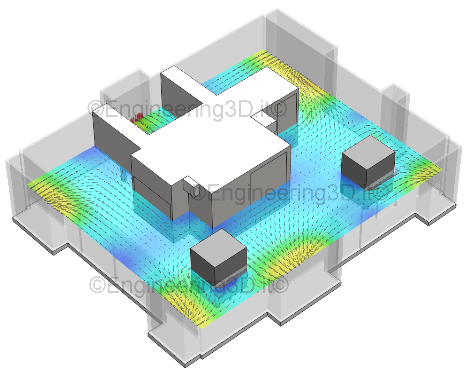 Simulazione CFD Aeraulica di una Camera Bianca