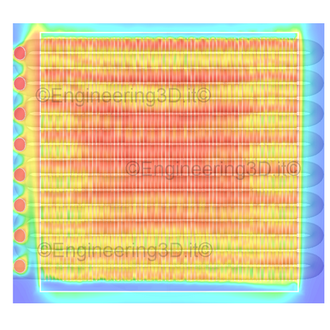 CFD Termo-Fluidodinamica Calorifero/Radiatore