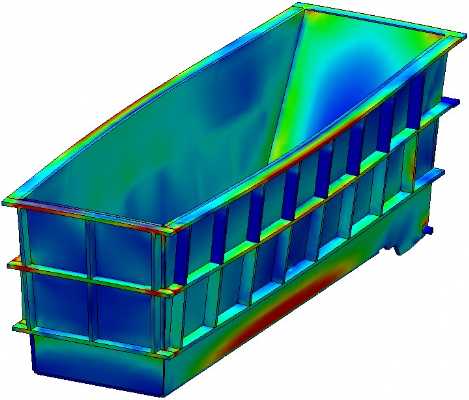 Analisi FEM Contenitore Metallico