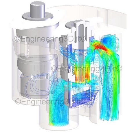 Analisi CFD Valvola a 3 Vie