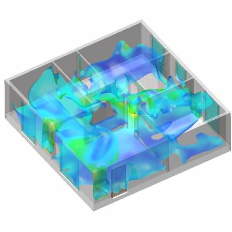 Analisi CFD Aeraulica e Termica di un Appartamento