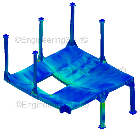Analisi Strutturale FEM di una Struttura in Acciaio